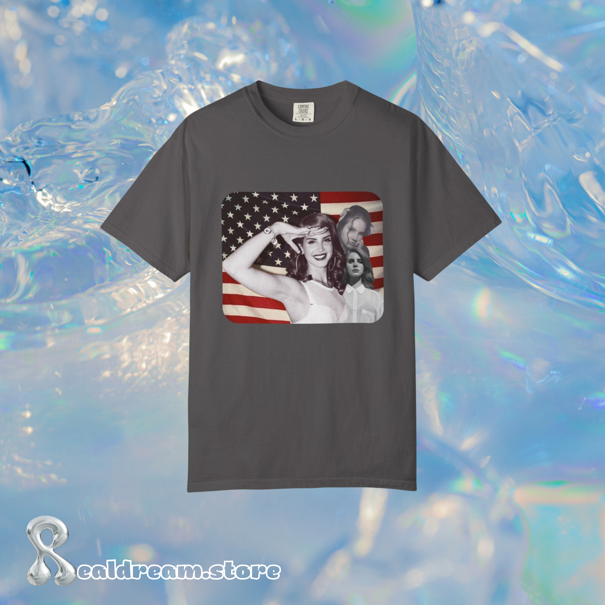 Vintage Lana Del Rey Unisex Garment Dyed T Shirt Music Lover Gift